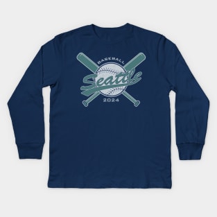 Mariners 2024 Kids Long Sleeve T-Shirt